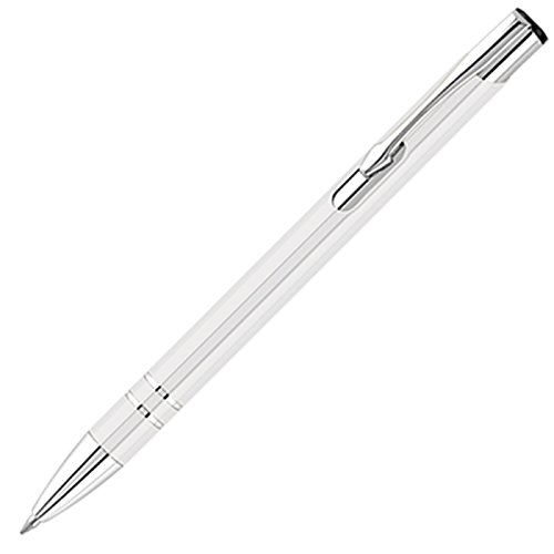 Additional Image 3 - a white pen with a silver cap