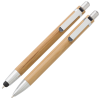View Image 3 of 7 of Brampton Bamboo Stylus Pen & Pencil Set