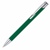 a green pen with a cap