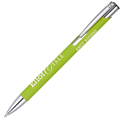Additional Image 3 - a green pen with a silver cap