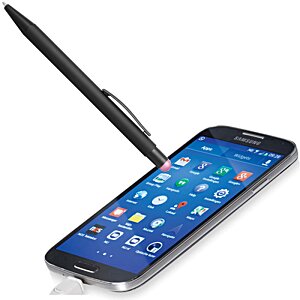 Additional Image 3 - a black cell phone with a stylus