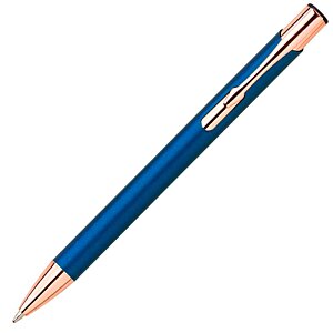 Additional Image 1 - a blue pencil with a gold tip