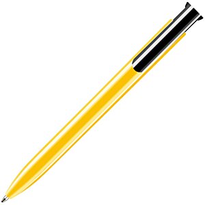 Additional Image 4 - a yellow pen with black cap