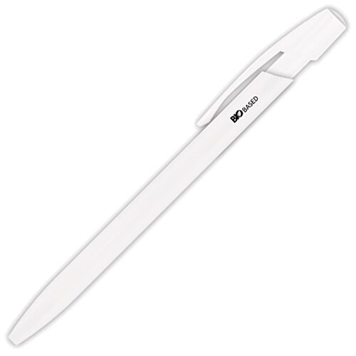 Additional Image 2 - a white pen with a black logo