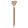 View Image 2 of 2 of DISC Wooden Heart Pen