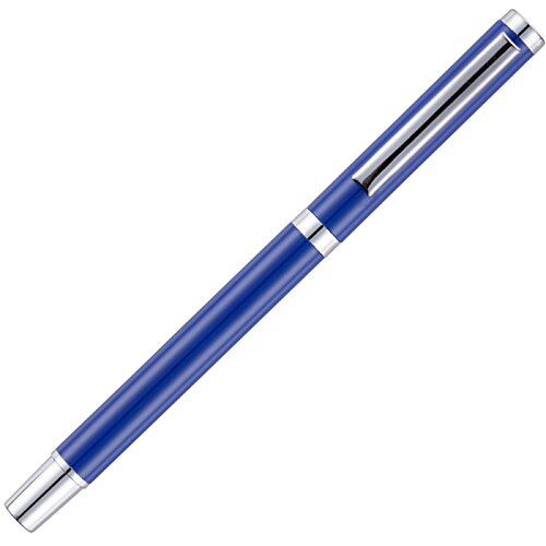 Additional Image 3 - a blue and silver pen