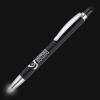 a black and white pen