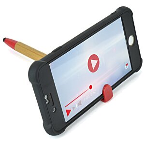 Additional Image 3 - a black cell phone with a red pen