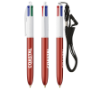 View Image 7 of 8 of BIC® 4 Colours Glace Pen with Lanyard