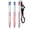 View Image 3 of 8 of BIC® 4 Colours Glace Pen with Lanyard