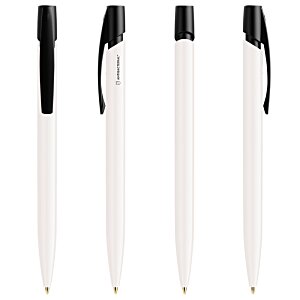 Additional Image 4 - a group of pens with black caps