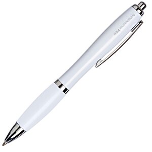 Additional Image 3 - a white pen with silver tips