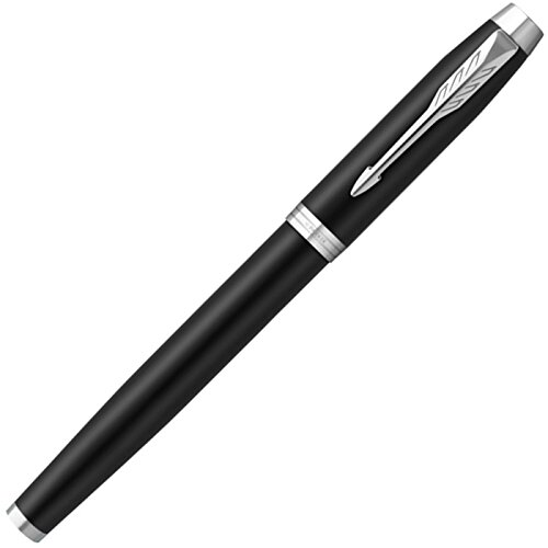 Additional Image 1 - a black pen with a silver cap