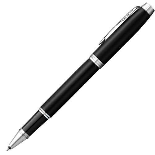 Additional Image 2 - a black pen with silver cap