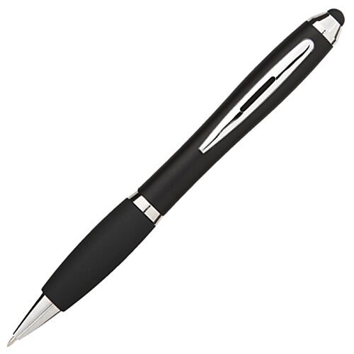 Additional Image 1 - a black pen with silver tips