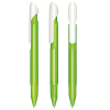 a group of green pens