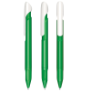 a group of green pens