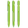 a group of green pens