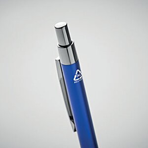 Additional Image 2 - a blue pen with silver cap