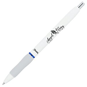 Additional Image 9 - a white pen with a black and blue design