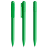 a group of green pens