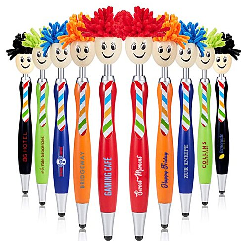 Additional Image 1 - a group of pens with faces