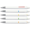 a group of white pens