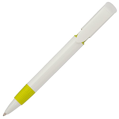 Additional Image 1 - a white pen with yellow cap