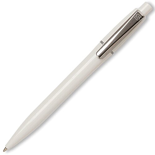 Additional Image 3 - a white pen with a silver cap