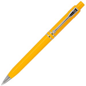 Additional Image 2 - a yellow pen with a silver tip