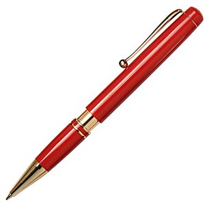 Additional Image 2 - a red pen with gold trim