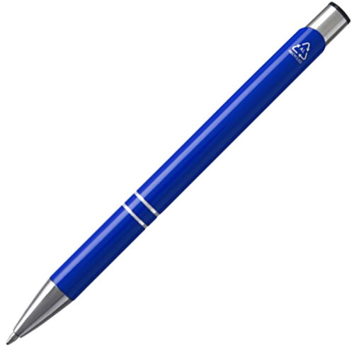 Additional Image 3 - a blue pen with silver tips