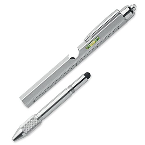 Additional Image 1 - a white pen with a green and black tip