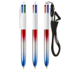 View Image 2 of 5 of BIC® 4 Colours Flags Pen with Lanyard
