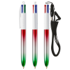 View Image 5 of 5 of BIC® 4 Colours Flags Pen with Lanyard