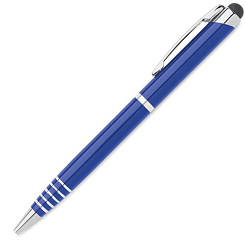 Additional Image 2 - a blue pen with a white cap