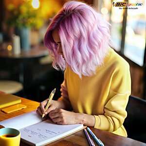Additional Image 8 - a person with pink hair writing on a book