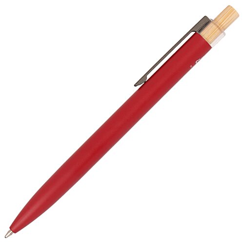 Additional Image 2 - a red pen with a wooden cap