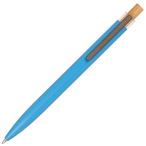 Additional Image 3 - a blue pen with a brown cap