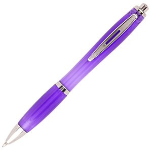 Additional Image 5 - a purple pen with a clear cap