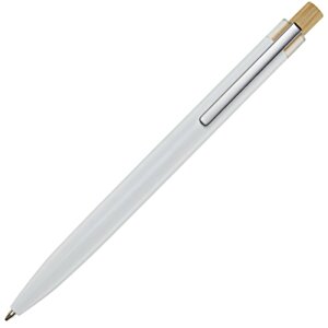 Additional Image 3 - a white pen with a gold cap