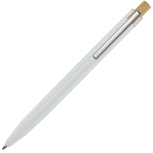 Additional Image 3 - a white pen with a gold cap