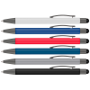 a group of pens in different colors