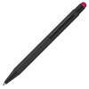 a black pen with a red cap