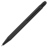 a black pen on a white background