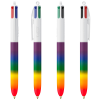 a row of pens with different colors