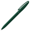 a green pen on a white background