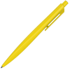 a yellow pen on a white background