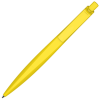 a yellow pen on a white background