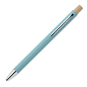 Additional Image 4 - a blue pen with a rubber cap